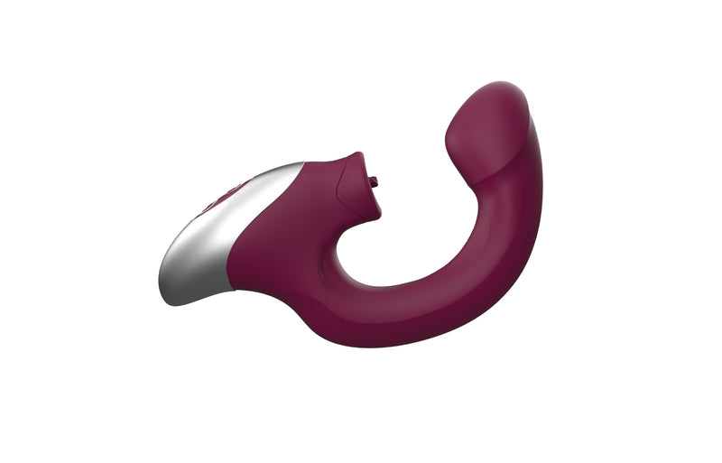 Excellent Power - TITANA - Rechargeable Silicone Stimulator 舔震強力G點震動棒 紫色