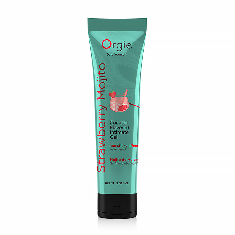 Orgie(葡萄牙) Lube Tube 可食用口交潤滑液 (草莓莫吉托味) 100ml