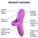 Satisfyer(德國) Bold Lover 多功能手指震動器 粉色