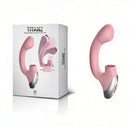 Excellent Power - TITANA - Rechargeable Silicone Stimulator 舔震強力G點震動棒 粉色