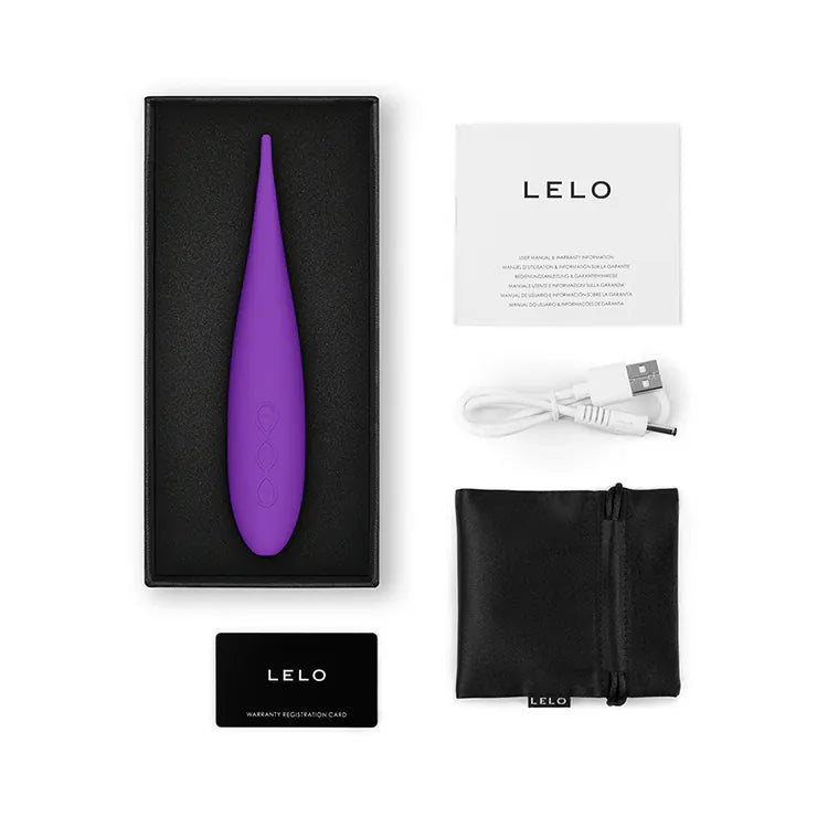 LELO(瑞典) DOT Travel DOT™ Travel 陰蒂點潮筆震動棒 (紫色)