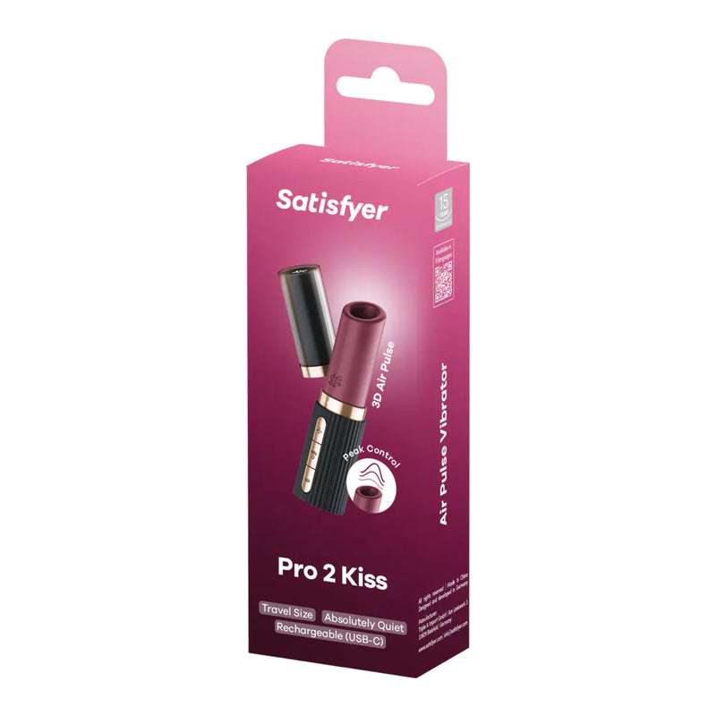 Satisfyer(德國) Pro 2 Kiss - 3D磁感律動吸啜器