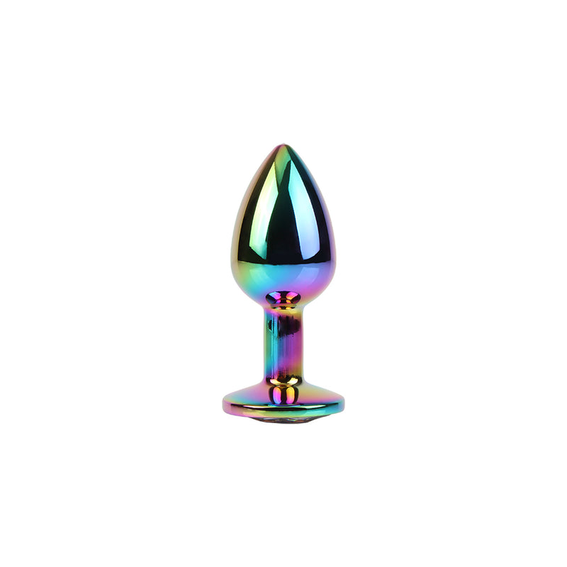 CHISA - Rainbow Gem Meatl Plug 彩虹寶石金屬肛塞 細碼