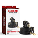 CHISA - Wrist to Thigh cuff set 高級手扣和大腿扣套裝 黑色