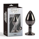 CHISA - Tungsten Black Gem Butt Plug 鎢合金黑寶石後庭塞 中碼