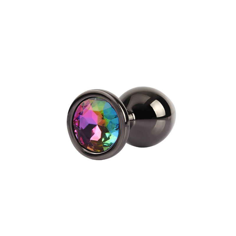 CHISA - Tungsten Black Gem Butt Plug 鎢合金黑寶石後庭塞 中碼