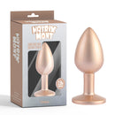 CHISA - Candy Rose Gold Gem Butt Plug 玫瑰金 銀寶石後庭塞 中碼