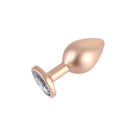 CHISA - Candy Rose Gold Gem Butt Plug 玫瑰金 銀寶石後庭塞 中碼