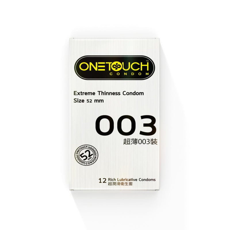 OneTouch(泰國) 超潤滑安全套 超薄003裝 12片裝