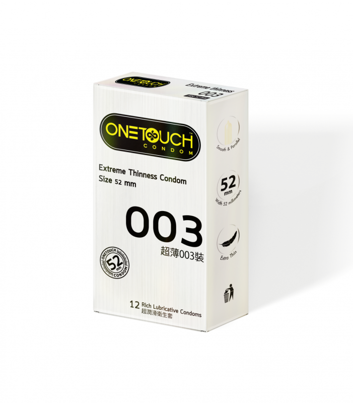 OneTouch(泰國) 超潤滑安全套 超薄003裝 12片裝