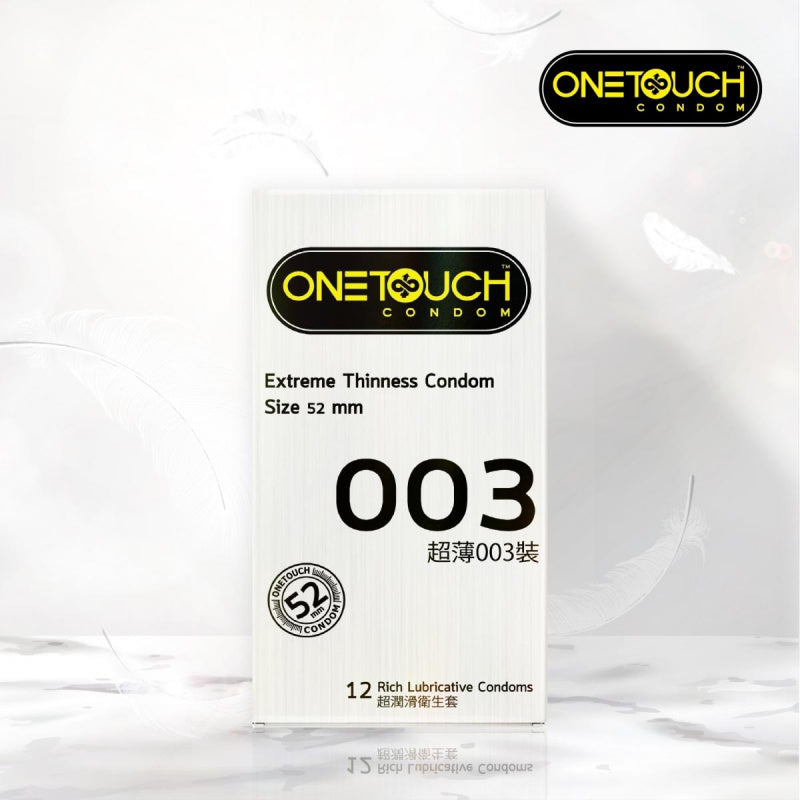 OneTouch(泰國) 超潤滑安全套 超薄003裝 12片裝