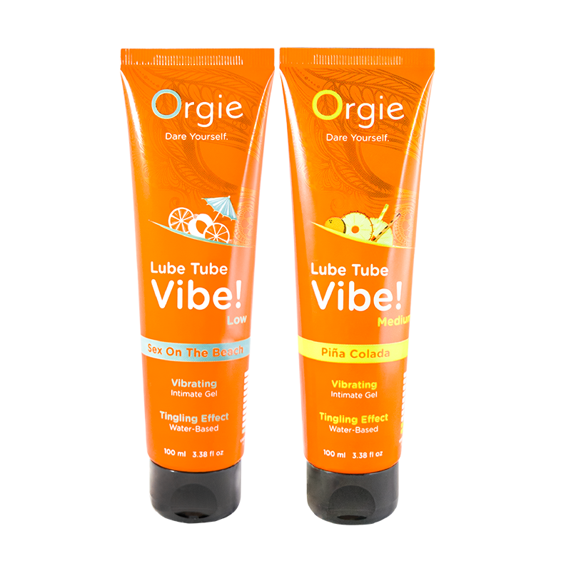 Orgie(葡萄牙) Lube Tube Vibe! 3合1 酥麻跳動可食用潤滑液 (性感沙灘味) 100ml