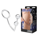 BLUE line(美國) 2 Bead Stainless Steel Anal Hook & Cock Ring 不銹鋼肛門鉤和陰莖環 (45mm)