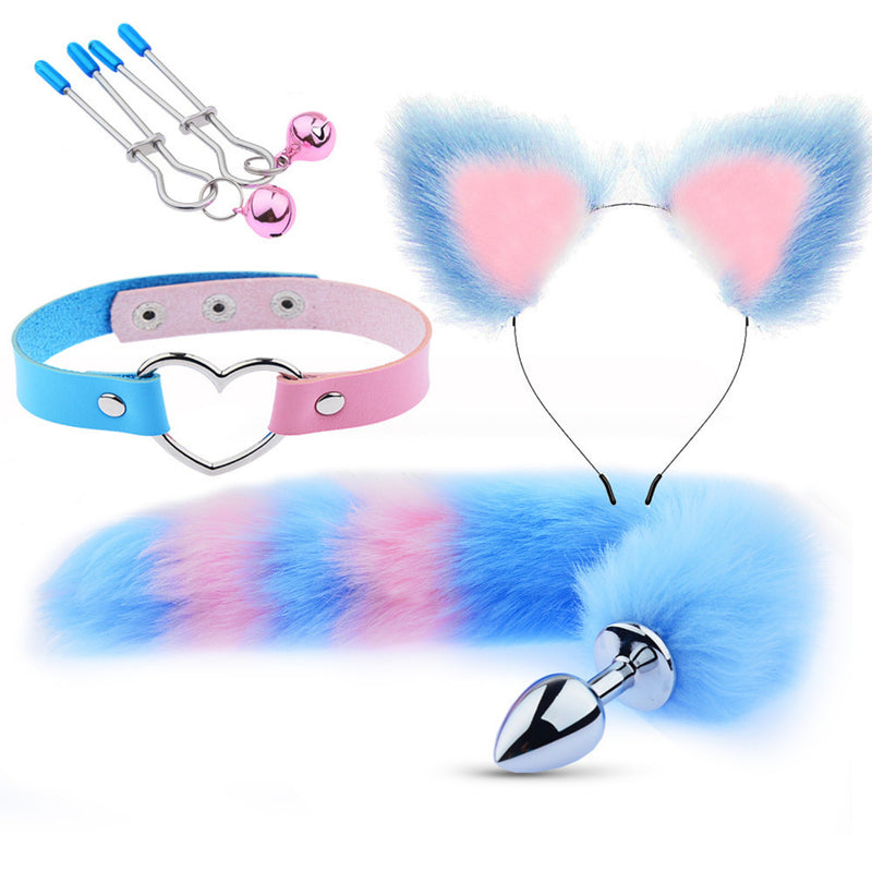SM-VIP(日本) 貓貓套裝 4件裝 藍粉色