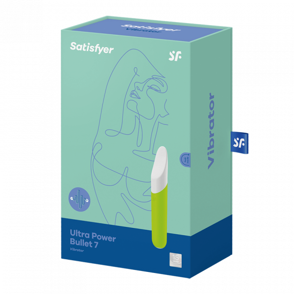 Satisfyer(德國) Ultra Power Bullet 7 超強力震動器 綠色