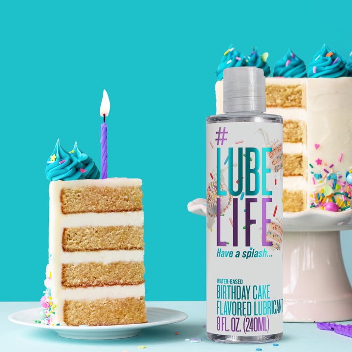 LubeLife(美國) Lubricant 可食用水溶性潤滑液 (生日蛋糕味) 240ML