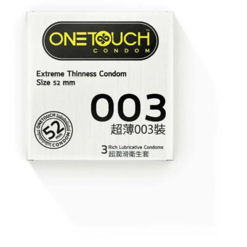 OneTouch(泰國) 超潤滑安全套 超薄003裝 3片裝