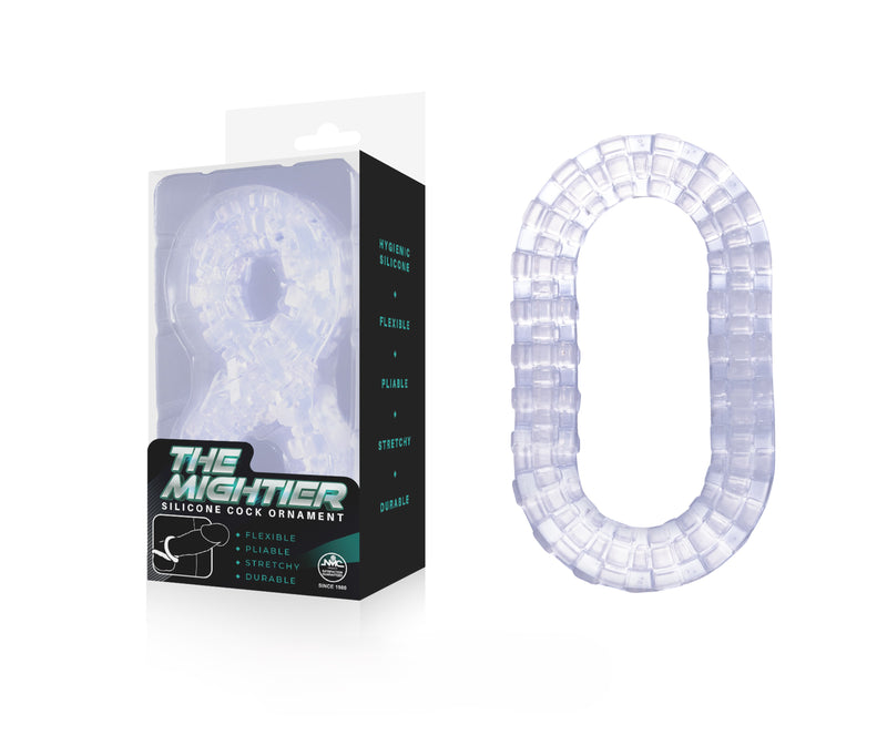 Excellent Power - THE MIGHTIER - Silicone Cock Ornament 矽膠延時環 突紋