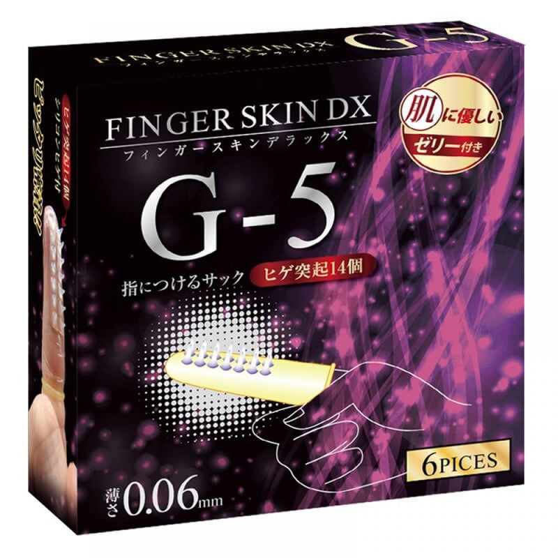KISS-ME-LOVE(日本) Finger SkinDX G-5 手指套 (6片裝)