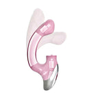 Excellent Power - TITANA - Rechargeable Silicone Stimulator 舔震強力G點震動棒 粉色