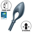 Satisfyer(德國) Bullseye 智能APP震動延時環 深藍色