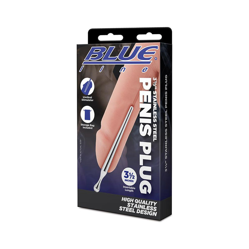 BLUE line(美國) 3.5" Stainless Steel Teardrop Urethral Sound 不鏽鋼串珠尿道塞