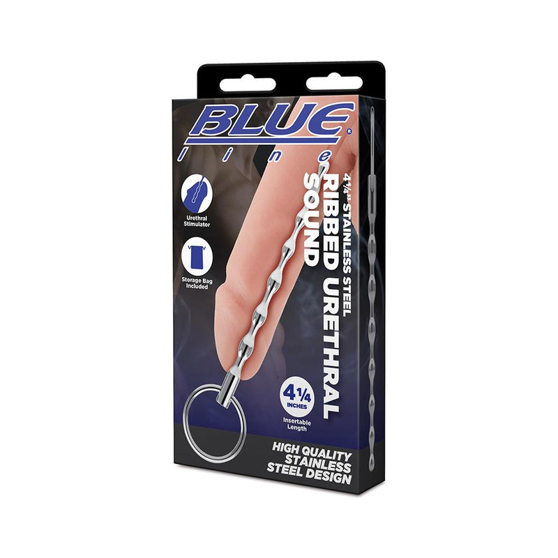 BLUE line(美國) 4.25" Stainless Steel Beaded Urethral Sound 不鏽鋼串珠尿道塞