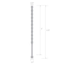 BLUE line(美國) 6" Stainless Steel Teardrop Urethral Sound 不鏽鋼串珠尿道塞