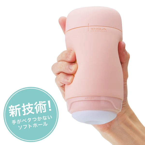 TENGA(日本) Puffy Strawberry Pink 超柔軟自慰杯 圓柔粉