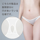 HATOPLA(日本) 超薄半透視破洞性感內褲 白色