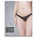 HATOPLA(日本) 超薄半透視破洞性感內褲 黑色