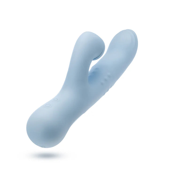 Blush(美國) Devin 9.25'' G Spot Rabbit Vibrator - G點兔子震動棒 藍色