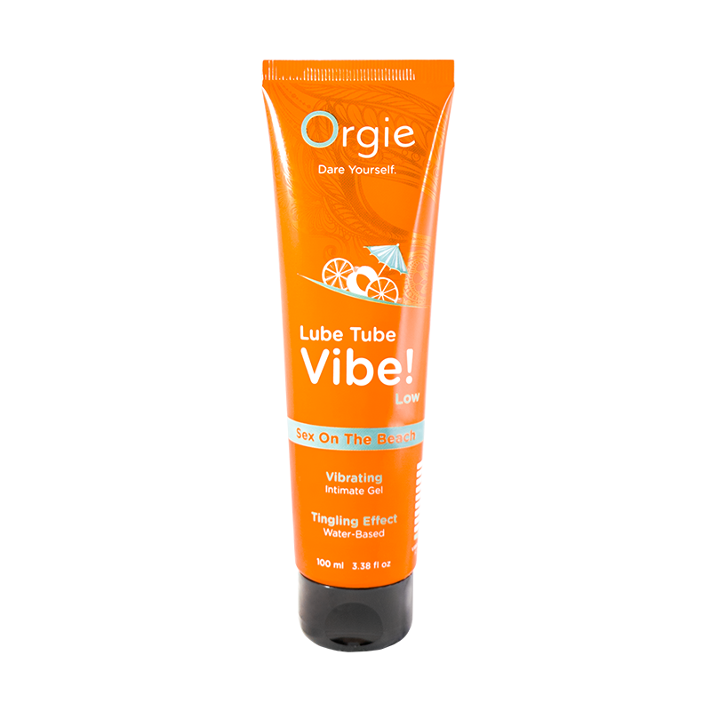 Orgie(葡萄牙) Lube Tube Vibe! 3合1 酥麻跳動可食用潤滑液 (性感沙灘味) 100ml