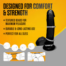 Blush(美國) Stay Hard - Beaded Penis Rings 矽膠延時環 透明 (3件裝)