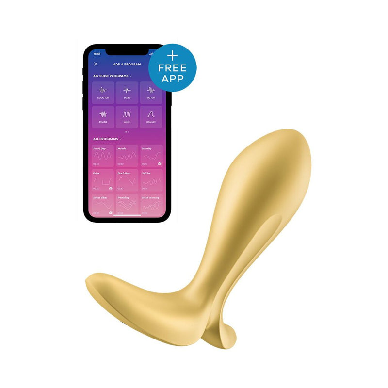 Satisfyer(德國) Intensity Plug 智能APP 遙控後庭震動器 黃色