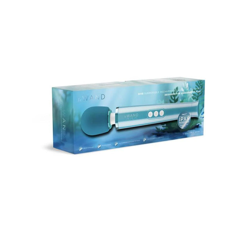 Le Wand(美國) Dive Submersible Rechargeable Vibrating Massager 潛水充電式震動棒 藍色