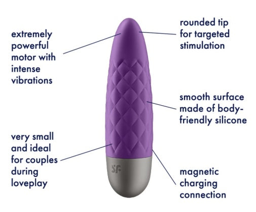 Satisfyer(德國) Ultra Power Bullet 5 陰蒂震動器 紫色