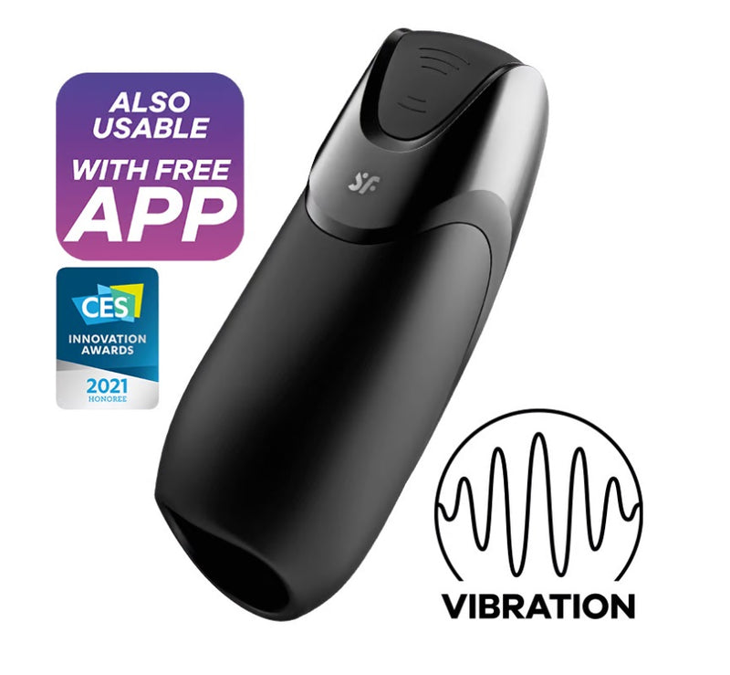 Satisfyer(德國) Men Vibration+ App 控制強力電動飛機杯