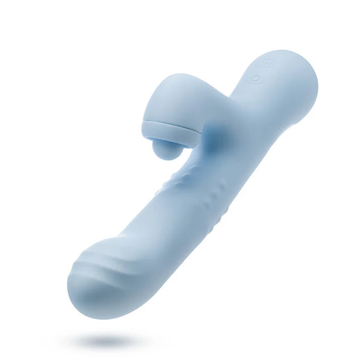 Blush(美國) Devin 9.25'' G Spot Rabbit Vibrator - G點兔子震動棒 藍色