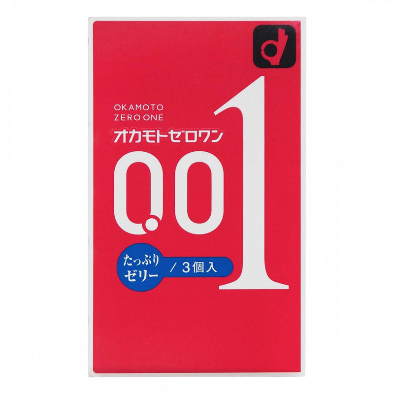 Okamoto 岡本(日本) 0.01 潤滑劑加量 PU 安全套 - 3片裝