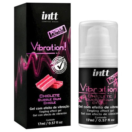 Intt(巴西) Vibration 可舔震動式熱度高潮液 增強版 (泡泡糖味) 17ml