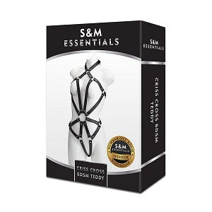 S&M Essentials(美國)Criss Cross Bdsm Teddy BDSM 束縛套裝
