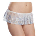 Paralux(日本) 藍色迷理蕾絲低腰裙 - FM18plus 