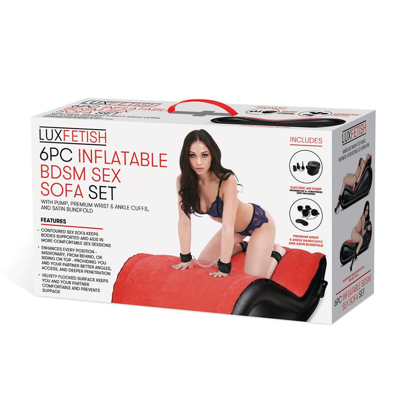 Lux Fetish(美國) 6PC Inflatable BDSM Sex Sofa 性愛充氣沙發套裝 (6件裝)