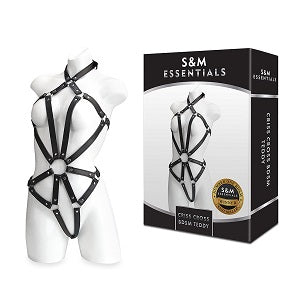 S&M Essentials(美國)Criss Cross Bdsm Teddy BDSM 束縛套裝