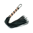 Liebe Seele(日本) Black Leather Flogger 玫瑰金 皮革皮鞭
