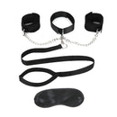 Lux Fetish(美國) Collar Cuffs & Leash Set 頸圈手扣連眼罩套裝