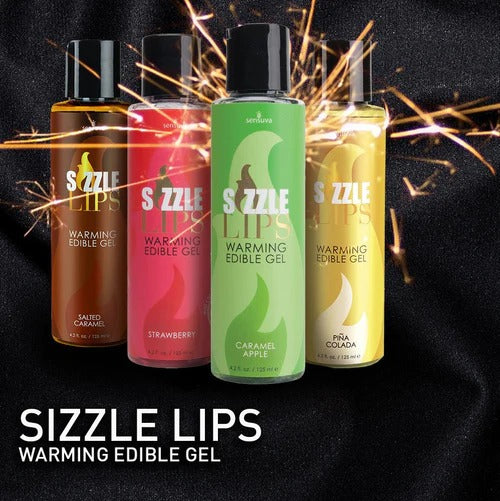 Sensuva(美國) Sizzle Lips 可食用發熱水溶性潤滑液 (熱黃油朗姆酒) 125ml