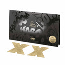 Bijoux Indiscrets(西班牙) Flash · Heart Pasties 可重用閃亮交叉形乳貼 金色 / 黑色