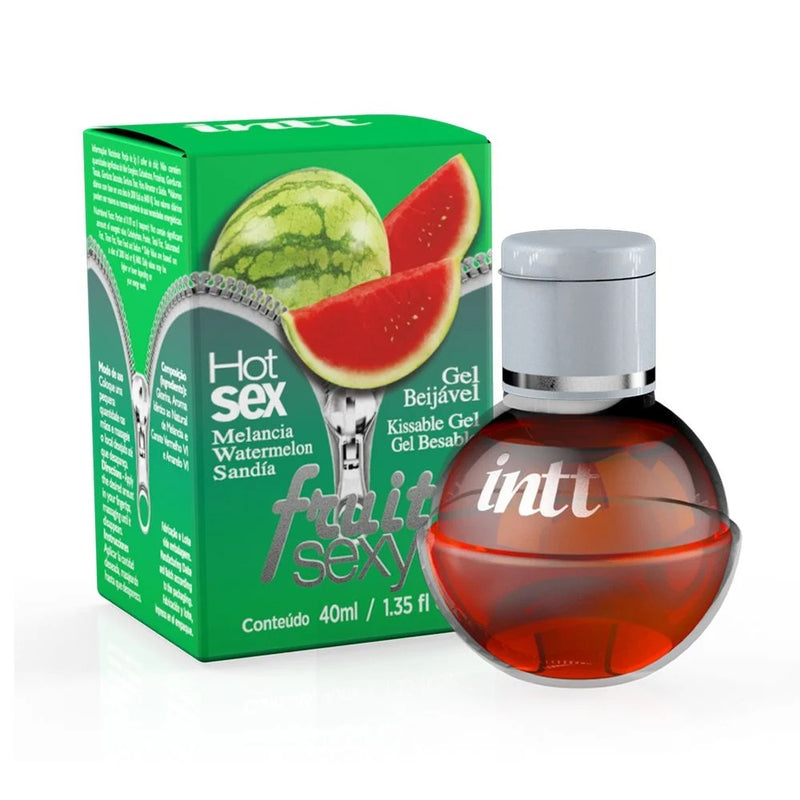 Intt(巴西) Fruit Sexy Melância 可食用溫感水溶性潤滑液 (西瓜味) 40ml